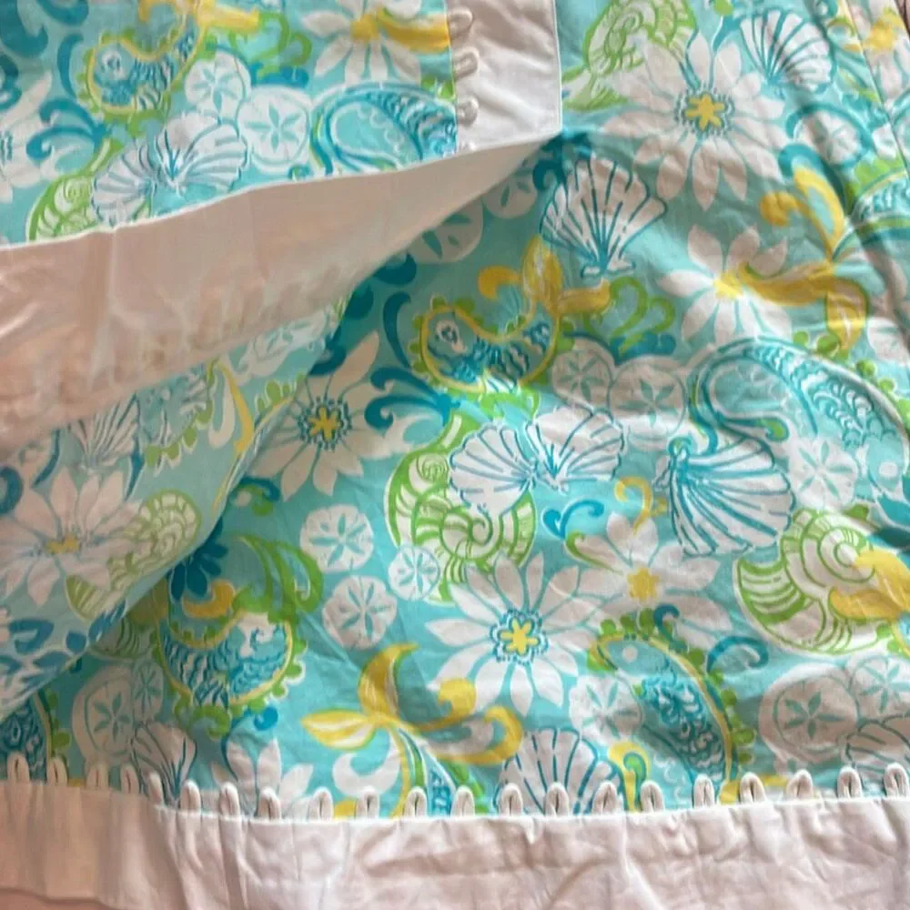 Lilly Pulitzer Pansy Skort lagoon Green wave rider women’s size 6